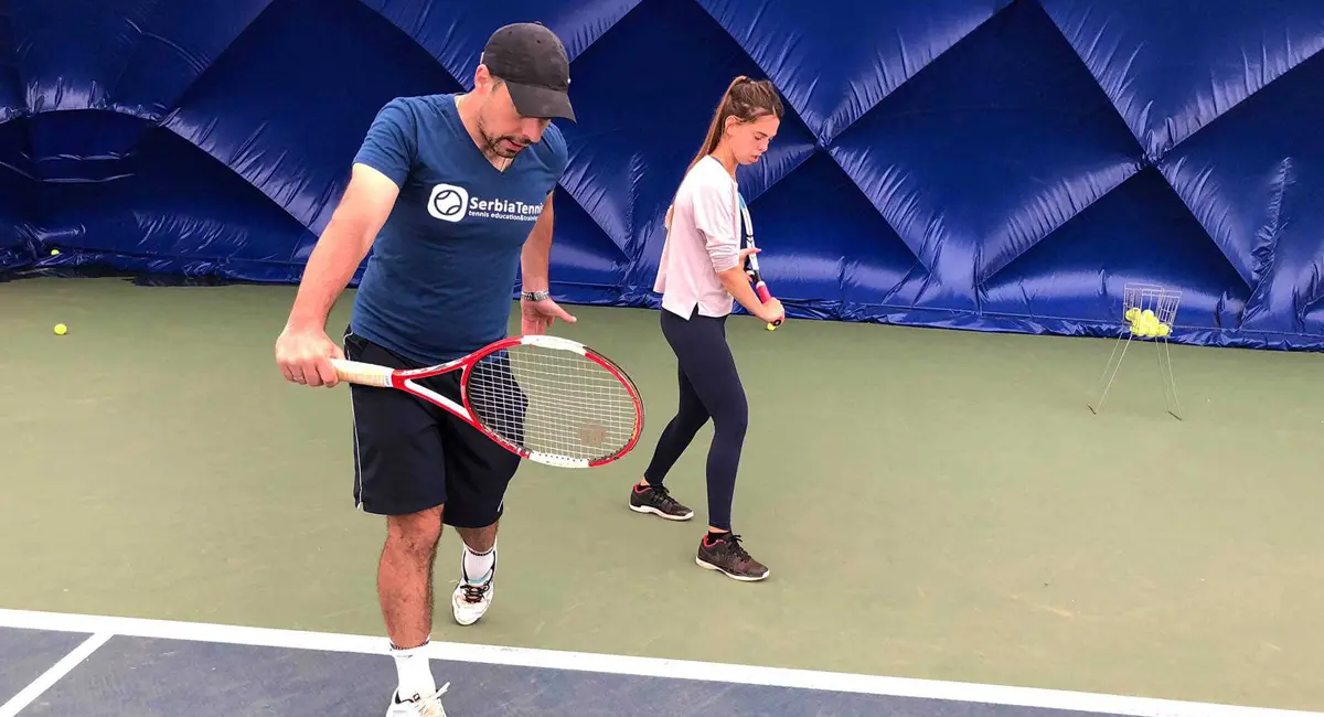 Private tennis lessons in Serbia – technical correction for adult players