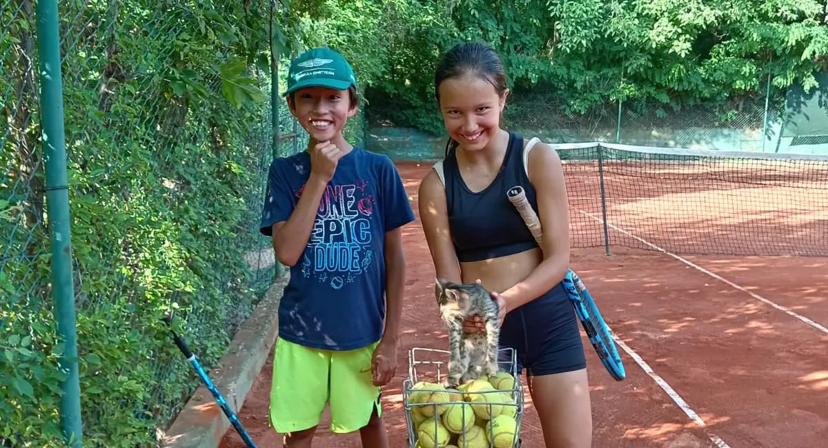 Junior tennis academy Serbia – Semi-Intensive program training session